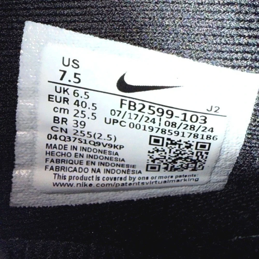 Nike Air Zoom GT‎ Cut Academy Basketball Shoes White Black Mens 7.5 Sneakers